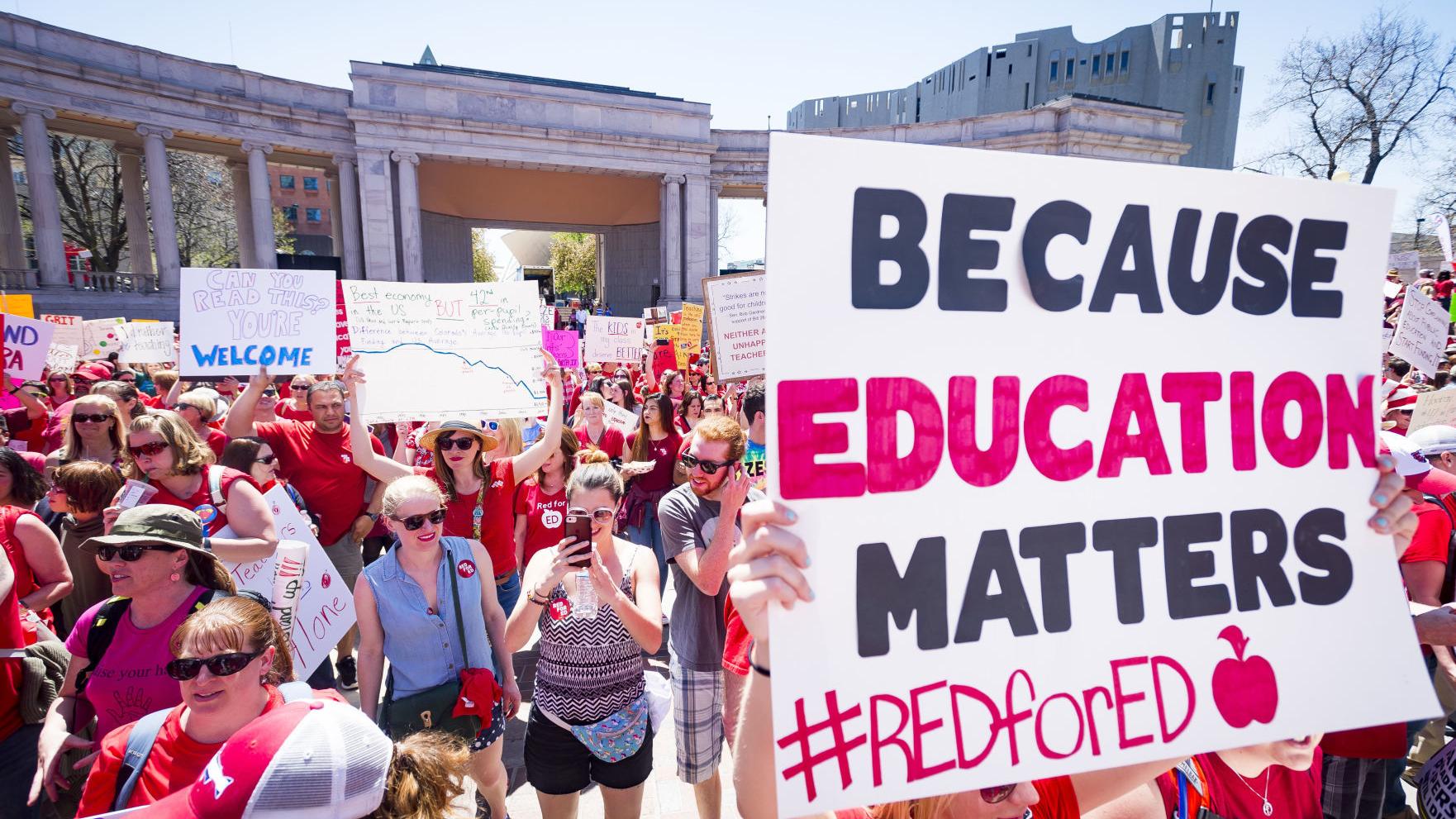 Teachers, advocates take their case for education funding to Arizona voters